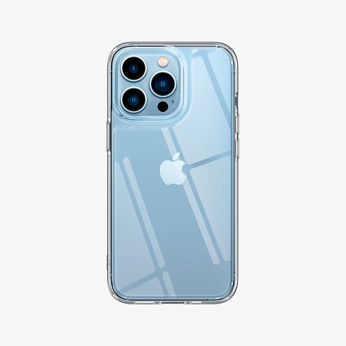 ACS03214 - iPhone 13 Pro Max Case Quartz Hybrid in crystal clear showing the back